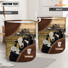 Uni Belted Galloway Custom Name Laundry Basket