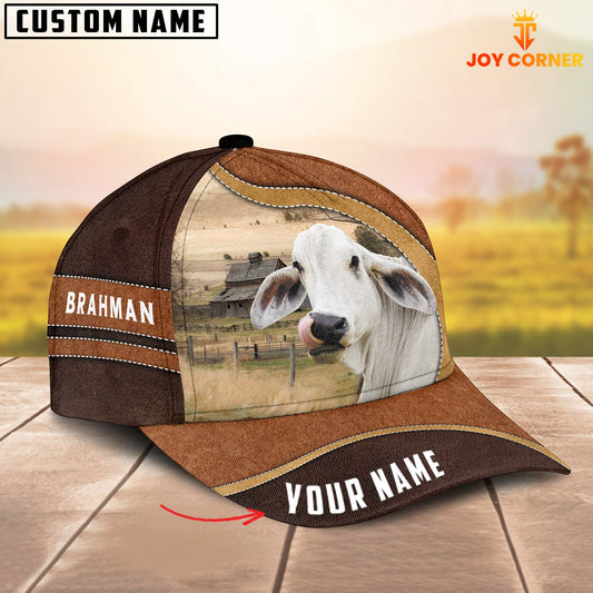 Uni Brahman Happy Face Customized Name Cap