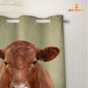 Uni Red Angus Hello Sweet Cheeks 3D Shower Curtain