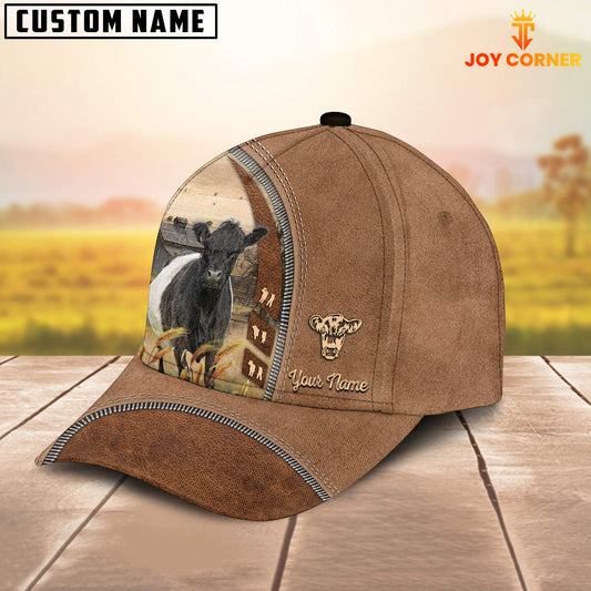 Uni Belted Galloway Farming Land Customized Name Cap