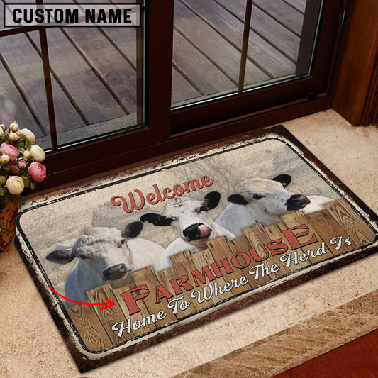 Uni Whitepark Personalized - Welcome  Doormat