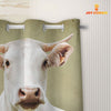 Uni Charolais Hello Sweet Cheeks 3D Shower Curtain