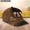 Uni Norwegian Red Cattle Happiness Customized Name Cap