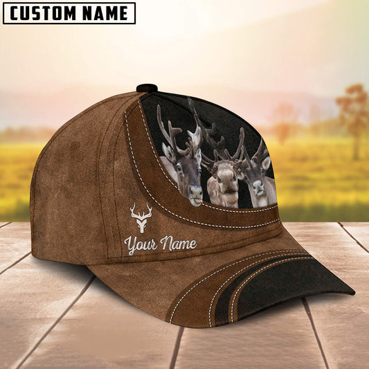 Uni Reindeer Happiness Customized Name Cap