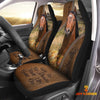 Uni Horse Customized Name Leather Pattern Car Seat Covers (2Pcs)