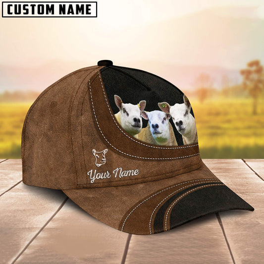 Uni Texel Sheep Happiness Customized Name Cap