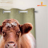 Uni Shorthorn Hello Sweet Cheeks 3D Shower Curtain