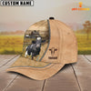 Uni Holstein Farming Light Brown Customized Name Cap