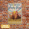 uni Personalized Chicken Life is better with chicken around All Printed 3D Metal Sign