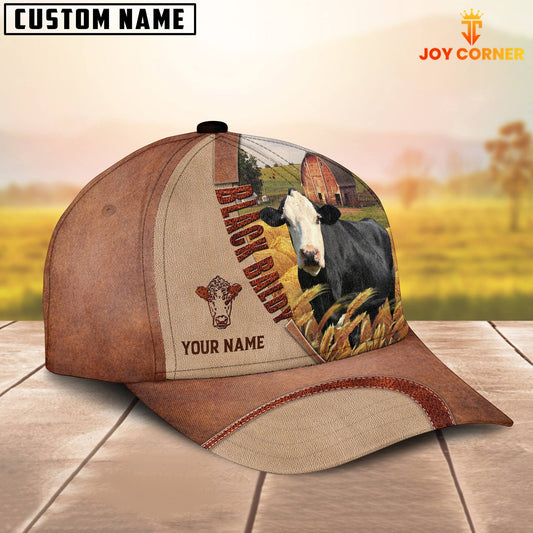 Uni Personalized Name Black Baldy Farm Barn Cap