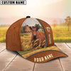 Uni Personalized Name Red Angus Barn Farm Cap