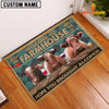 Uni Shorthorn Hope You Bought Alcohol Custom Name Doormat