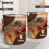 Uni Rooster Custom Name Laundry Basket