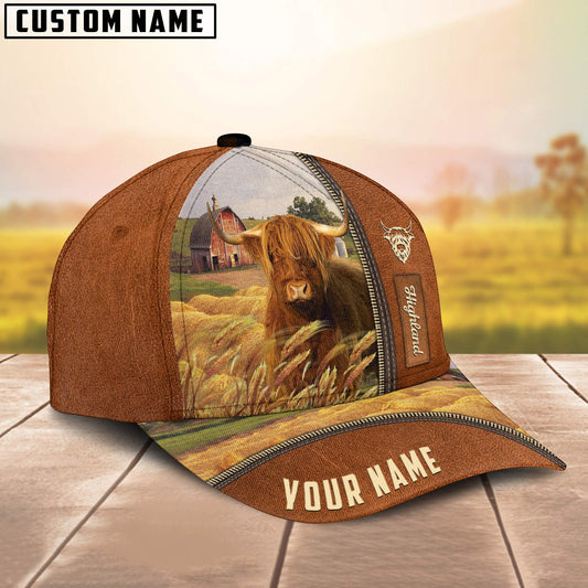 Uni Personalized Name Highland Barn Farm Cap