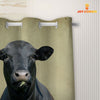 Uni Black Angus Hello Sweet Cheeks 3D Shower Curtain