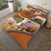 Uni Texas Longhorn On The Farm Customized Name 3D Bedding Set