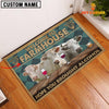 Uni Charolais Hope You Bought Alcohol Custom Name Doormat