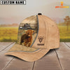 Uni Highland Farming Light Brown Customized Name Cap