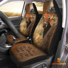 Uni Jersey Customized Name Leather Pattern Car Seat Covers (2Pcs)