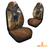 Uni Belted Galloway Customized Name Leather Pattern Car Seat Covers (2Pcs)