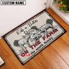 Uni Pig Life is Better Custom Name Doormat