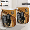 Uni Brangus Cattle Brown Custom Name Basket