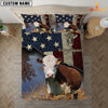 Uni Hereford America Customized Name 3D Bedding Set