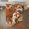 Uni Hereford On The Farm Customized Name 3D Bedding Set