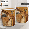 Uni Limousin Cattle Brown Custom Name Basket