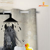 Uni Black Horse I Don't Sing In The Shower 3D Shower Curtain