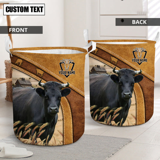 Uni Dexter Cattle Brown Custom Name Basket
