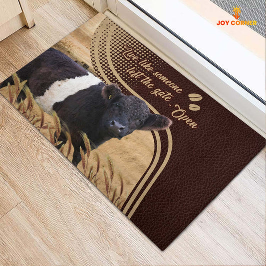 Uni Belted Galloway Live Like Someone Left The Gate Open Doormat