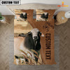 Uni Custom Name Brahman Cattle Brown Bedding Set