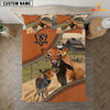 Uni Jersey On The Farm Customized Name 3D Bedding Set