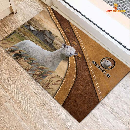 Uni Southdown Ram For Customer- Welcome  Doormat