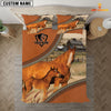 Uni Horse On The Farm Customized Name 3D Bedding Set