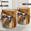 Uni Ayrshires Cattle Brown Custom Name Basket
