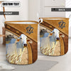 Uni Brahman Cattle Brown Custom Name Basket