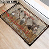 Uni Donkey Personalized - Welcome  Doormat