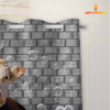 Uni Hereford Brick Wall 3D Shower Curtain