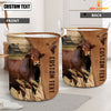 Uni Beefmaster Brown Farm Custom Name Laundry Basket