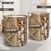 Uni Goat Barn Custom Name Laundry Basket