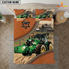 Uni Tractor On The Farm Customized Name 3D Bedding Set