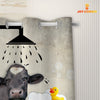 Uni Holstein I Don't Sing In The Shower 3D Shower Curtain