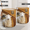 Uni Sheep Brown Custom Name Basket