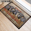 Uni Brangus Personalized - Welcome  Doormat