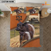 Uni Belted Galloway On The Farm Customized Name 3D Bedding Set