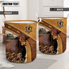 Uni Beefmaster Cattle Brown Custom Name Basket