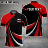 Uni Custom Text Uniform Full Colors 3D Polo Shirt