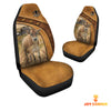 Uni Jersey Pattern Customized Name 3D Car Seat Cover Set (2PCS)